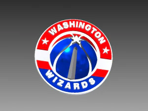 washington wizards badge 3D Print Model