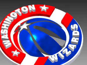 washington wizards badge 3D Print Model