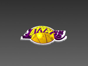 la lakers badge 3D Принт Модель