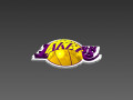 LA LAKERS BADGE 3D Model