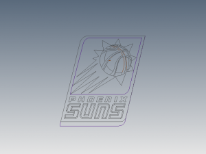 phoenix suns badge 3Dモデル