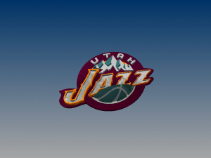 utah jazz sign or badge Modèle 3D
