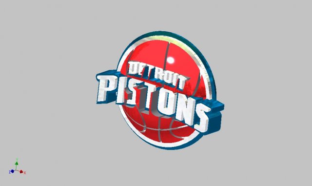 detroit pistons logo emblem 3D मॉडल .c4d .max .obj .3ds .fbx .stl .blend 