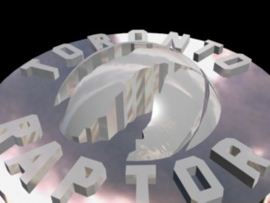 toronto raptors logo Model 3D