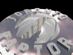 toronto raptors logo 3D Model