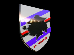 sampdoria 3d logo 3D Model