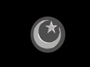 estrella lunar isl&aacute;mica Modelo 3D