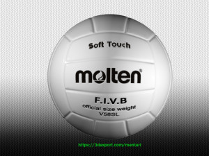 molten volley ball 3D Model