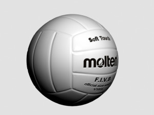 molten volley ball 3Dモデル