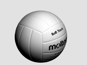 molten volley ball 3Dモデル