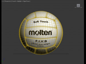 molten volley ball 3Dモデル