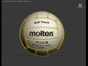 molten volley ball 3D Model