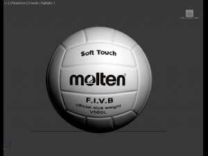 molten volley ball 3Dモデル