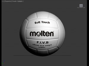 molten volley ball 3D Model