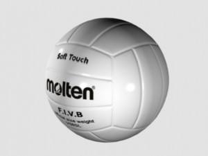 molten volley ball 3Dモデル