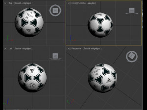Adidas tango rosario ball 3D 모델