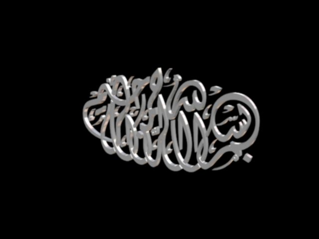 islamic phrase 33 Modelo 3D .c4d .max .obj .3ds .fbx .stl .blend 
