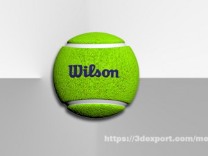 tennis ball wilson 3D मॉडल