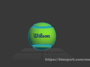 tennis ball wilson 3D Model