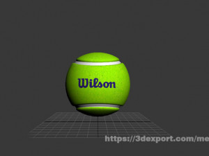 tennis ball wilson 3D Модель