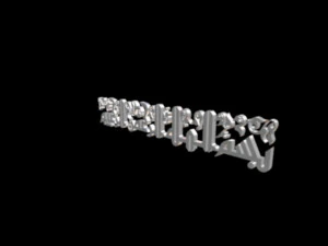 islamic phrase 44 3D Model