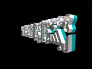 islamic phrase 44 3D Model