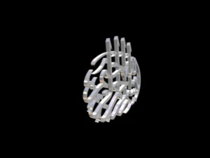 islamic phrase 47 3D Model