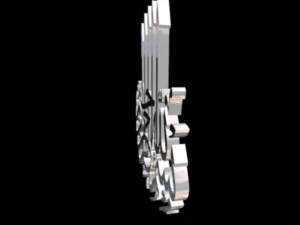 islamic phrase 51 3D Model
