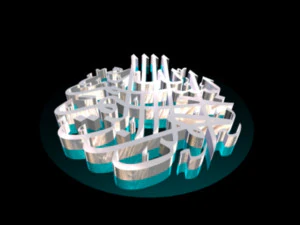 islamic phrase 53 3d 3D Model