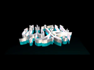 islamic phrase 58 3D Model