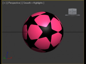 star soccer ball bundling 3D Model