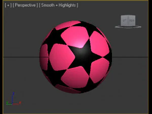 pacote de bola de futebol estrela Modelo 3D