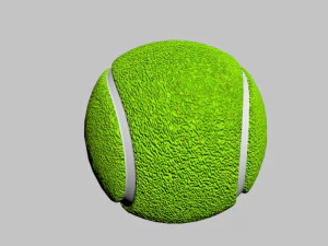 tennis ball no brand 3D Model