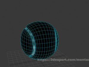 tennis ball no brand 3D Model