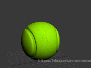 tennis ball no brand 3D Model