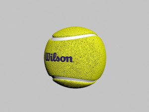 tennis ball wilson Model 3D