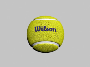 tennis ball wilson Model 3D