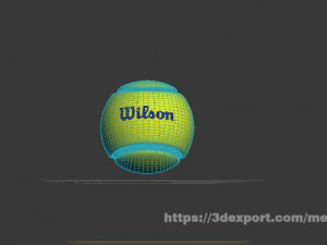 tennis ball wilson 3D Model