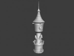 castle tower Modello 3D