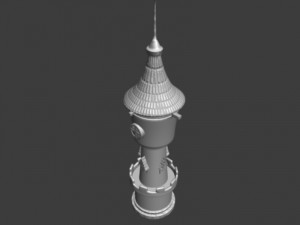 castle tower Modello 3D