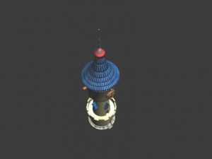 castle tower Modello 3D