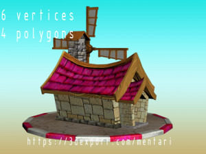 witch house 3D Модель