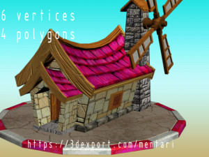 witch house 3D Модель