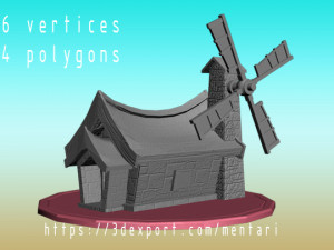 witch house 3D Модель