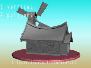 witch house 3D Модель