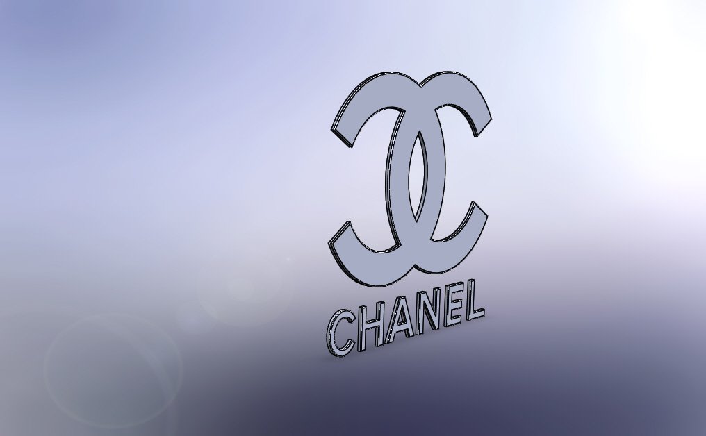 CHANEL LOGO 3D Model in Jewellery 3DExport