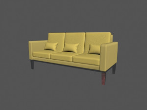 long sofa 3D 모델