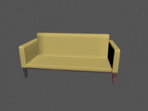 long sofa 3D 모델