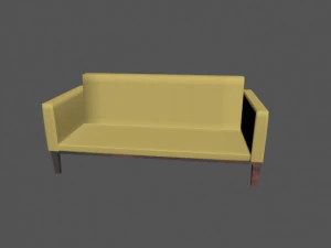 long sofa 3D Model