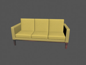 long sofa 3D 모델